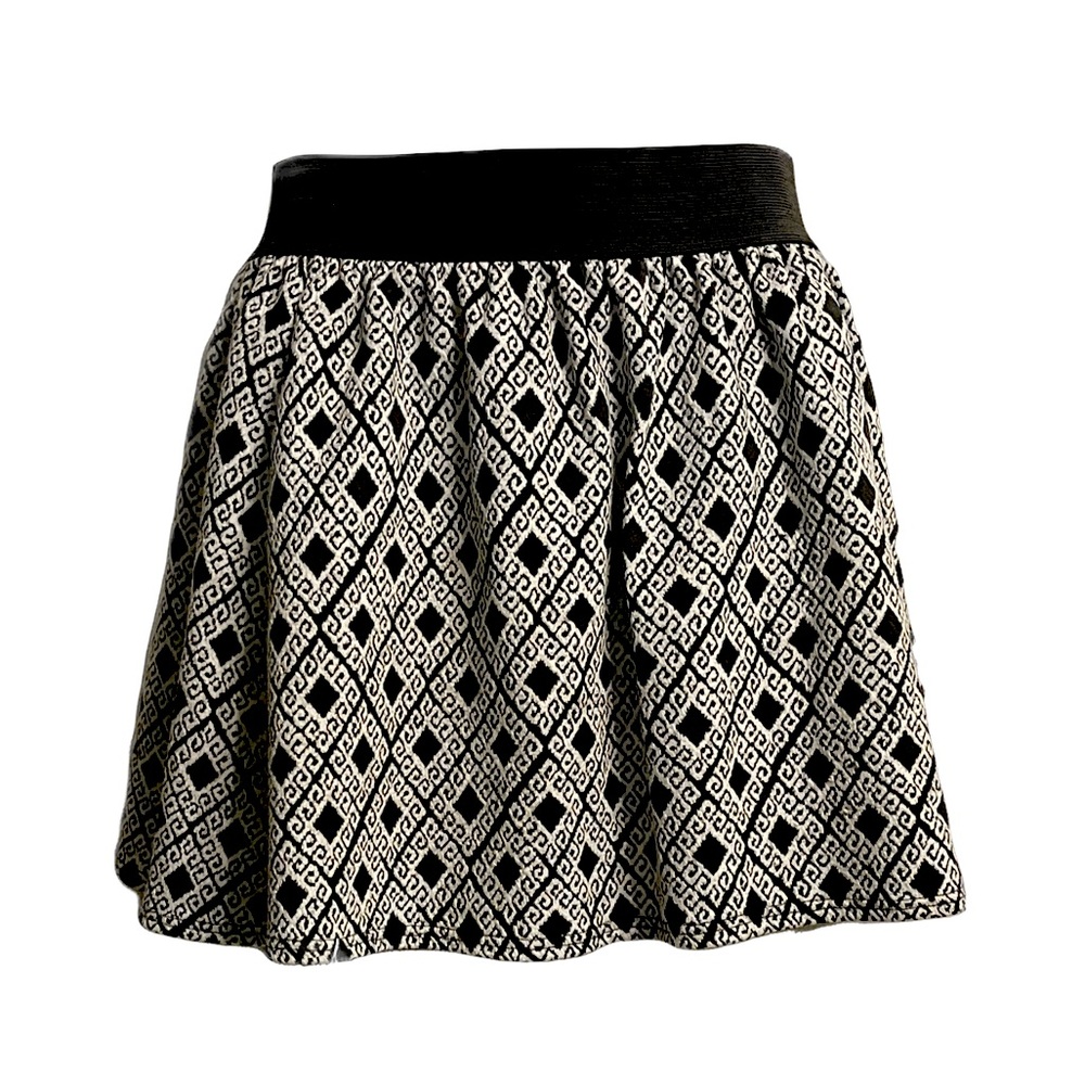 Adorable Black & White Mini Skirt
